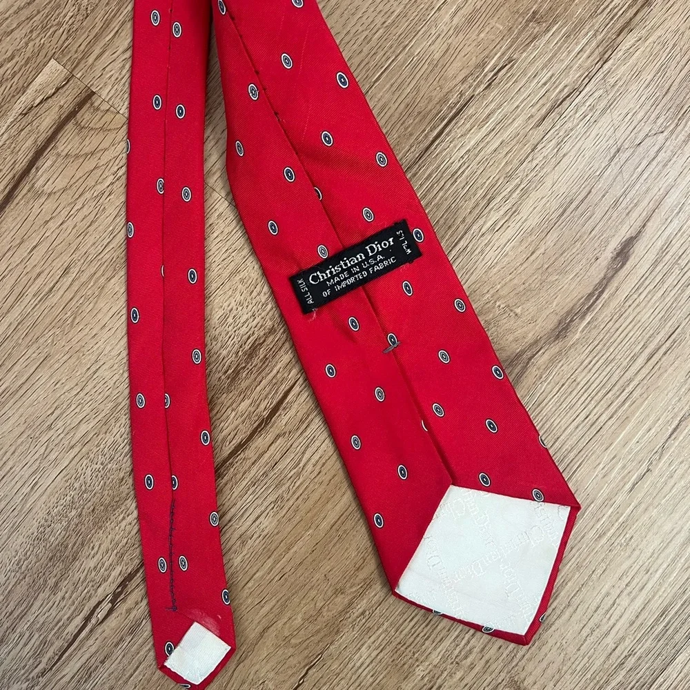 Christian Dior silk tie